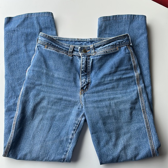 Vintage Bon Jour high rise hippy 70’s Jeans sz 28/32 - Picture 3 of 9